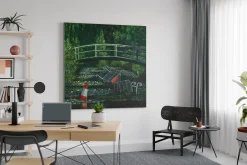 XXL Öl Gemälde 'Banksy's Monet 2.0' | Handgemaltes Unikat