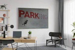 XXL Öl Gemälde 'Banksy's Parking' | Handgemaltes Unikat