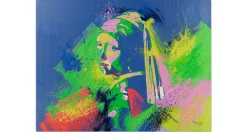 XXL Öl Gemälde 'Baroque meets Pop Art' | Handgemaltes Unikat