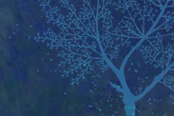 XXL Öl Gemälde 'Baum unter Sternen' | Handgemaltes Unikat