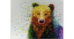 XXL Öl Gemälde 'Bear Hues' | Handgemaltes Unikat
