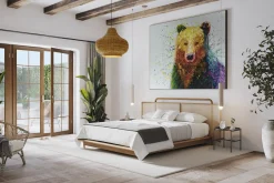 XXL Öl Gemälde 'Bear Hues' | Handgemaltes Unikat
