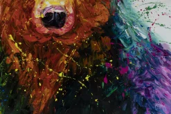 XXL Öl Gemälde 'Bear Hues' | Handgemaltes Unikat