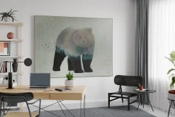 XXL Öl Gemälde 'Bear's Soul' | Handgemaltes Unikat