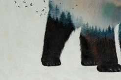 XXL Öl Gemälde 'Bear's Soul' | Handgemaltes Unikat