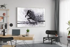 XXL Öl Gemälde 'Beauty in Black' | Handgemaltes Unikat