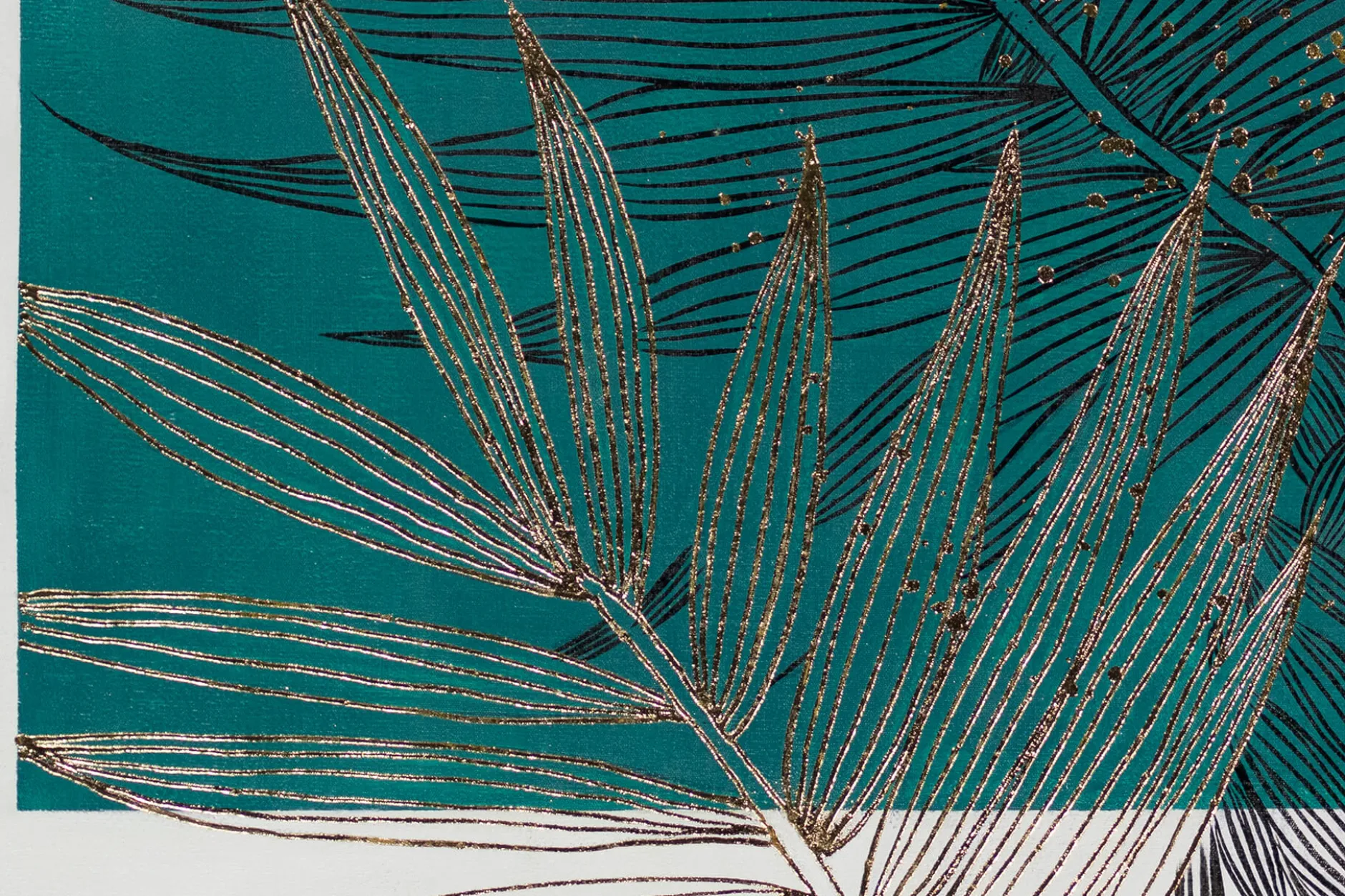 XXL Öl Gemälde 'Beauty of Plants' | Handgemaltes Unikat