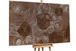 XXL Öl Gemälde 'Beauty of Wood' | Handgemaltes Unikat
