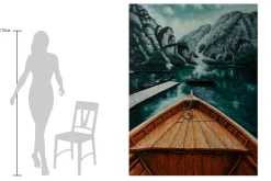 XXL Öl Gemälde 'Before us Paradise' | Handgemaltes Unikat