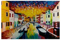 XXL Öl Gemälde 'Bellissima Venezia' | Handgemaltes Unikat