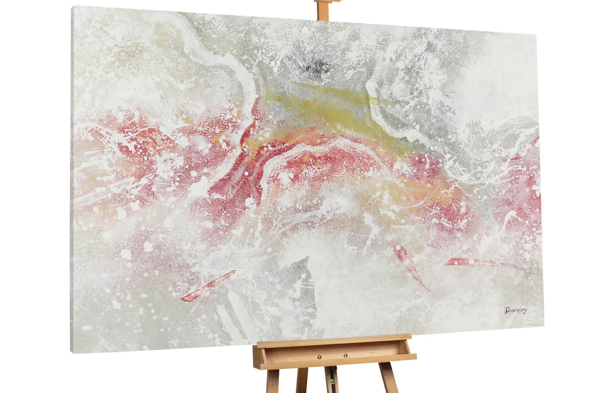 XXL Öl Gemälde 'Below the Ice' | Handgemaltes Unikat