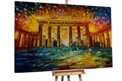 XXL Öl Gemälde 'Berlin Celebration' | Handgemaltes Unikat