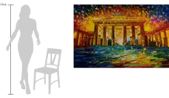 XXL Öl Gemälde 'Berlin Celebration' | Handgemaltes Unikat
