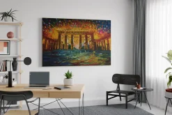 XXL Öl Gemälde 'Berlin Celebration' | Handgemaltes Unikat