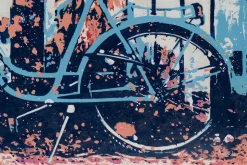 XXL Öl Gemälde 'Bicycle Love' | Handgemaltes Unikat