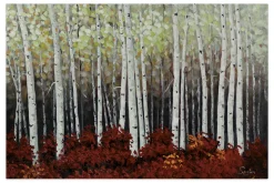 XXL Öl Gemälde 'Birch Grove' | Handgemaltes Unikat