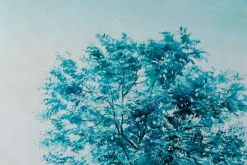 XXL Öl Gemälde 'Birch Path at Dawn' | Handgemaltes Unikat