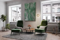 XXL Öl Gemälde 'Birch Tree Canopy' | Handgemaltes Unikat