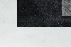 XXL Öl Gemälde 'Black-White Harmony' | Handgemaltes Unikat