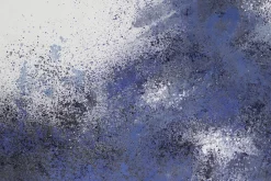 XXL Öl Gemälde 'Blauer Wellenritt' | Handgemaltes Unikat