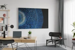 XXL Öl Gemälde 'Blaues Korallenriff' | Handgemaltes Unikat