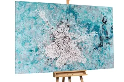 XXL Öl Gemälde 'Blaues Wunder' | Handgemaltes Unikat