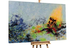 XXL Öl Gemälde 'Blaze in Colour' | Handgemaltes Unikat