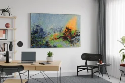 XXL Öl Gemälde 'Blaze in Colour' | Handgemaltes Unikat