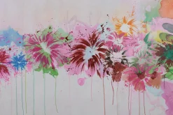 XXL Öl Gemälde 'Blooming Fireworks' | Handgemaltes Unikat