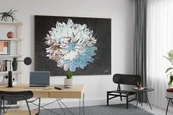 XXL Öl Gemälde 'Blüte der Nacht' | Handgemaltes Unikat