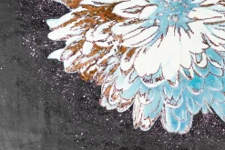 XXL Öl Gemälde 'Blüte der Nacht' | Handgemaltes Unikat