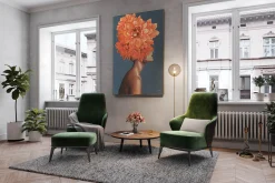 XXL Öl Gemälde 'Blüten der Inspiration' | Handgemaltes Unikat