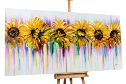 XXL Öl Gemälde 'Blüten des Sommers' | Handgemaltes Unikat