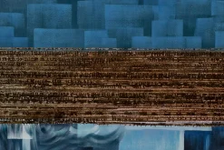 XXL Öl Gemälde 'Blue Beauty' | Handgemaltes Unikat