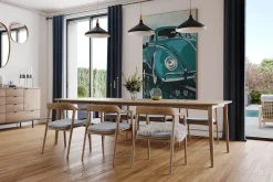 XXL Öl Gemälde 'Blue Beetle' | Handgemaltes Unikat