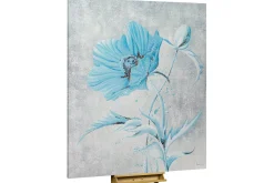 XXL Öl Gemälde 'Blue Blossom' | Handgemaltes Unikat
