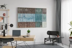 XXL Öl Gemälde 'Blue Contexture' | Handgemaltes Unikat
