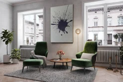 XXL Öl Gemälde 'Blue Imagination' | Handgemaltes Unikat