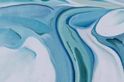 XXL Öl Gemälde 'Blue Marble' | Handgemaltes Unikat