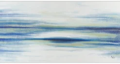 XXL Öl Gemälde 'Blue Oasis' | Handgemaltes Unikat