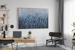 XXL Öl Gemälde 'Blue Order' | Handgemaltes Unikat