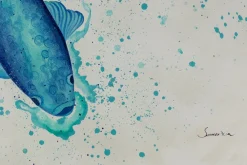 XXL Öl Gemälde 'Blue Perfection' | Handgemaltes Unikat