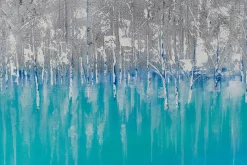 XXL Öl Gemälde 'Blue Reflection' | Handgemaltes Unikat