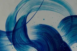XXL Öl Gemälde 'Blue Rising' | Handgemaltes Unikat