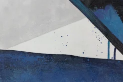 XXL Öl Gemälde 'Blue Speed' | Handgemaltes Unikat