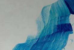 XXL Öl Gemälde 'Blue Stream' | Handgemaltes Unikat