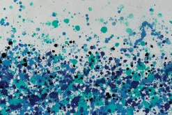 XXL Öl Gemälde 'Blue Traces' | Handgemaltes Unikat