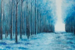 XXL Öl Gemälde 'Blue Twilight' | Handgemaltes Unikat
