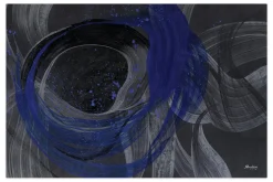 XXL Öl Gemälde 'Blue Universe' | Handgemaltes Unikat