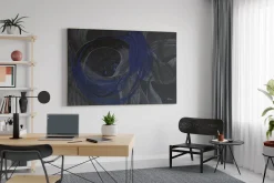 XXL Öl Gemälde 'Blue Universe' | Handgemaltes Unikat